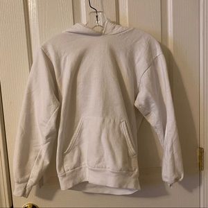 Hanes Plain White Hoodie